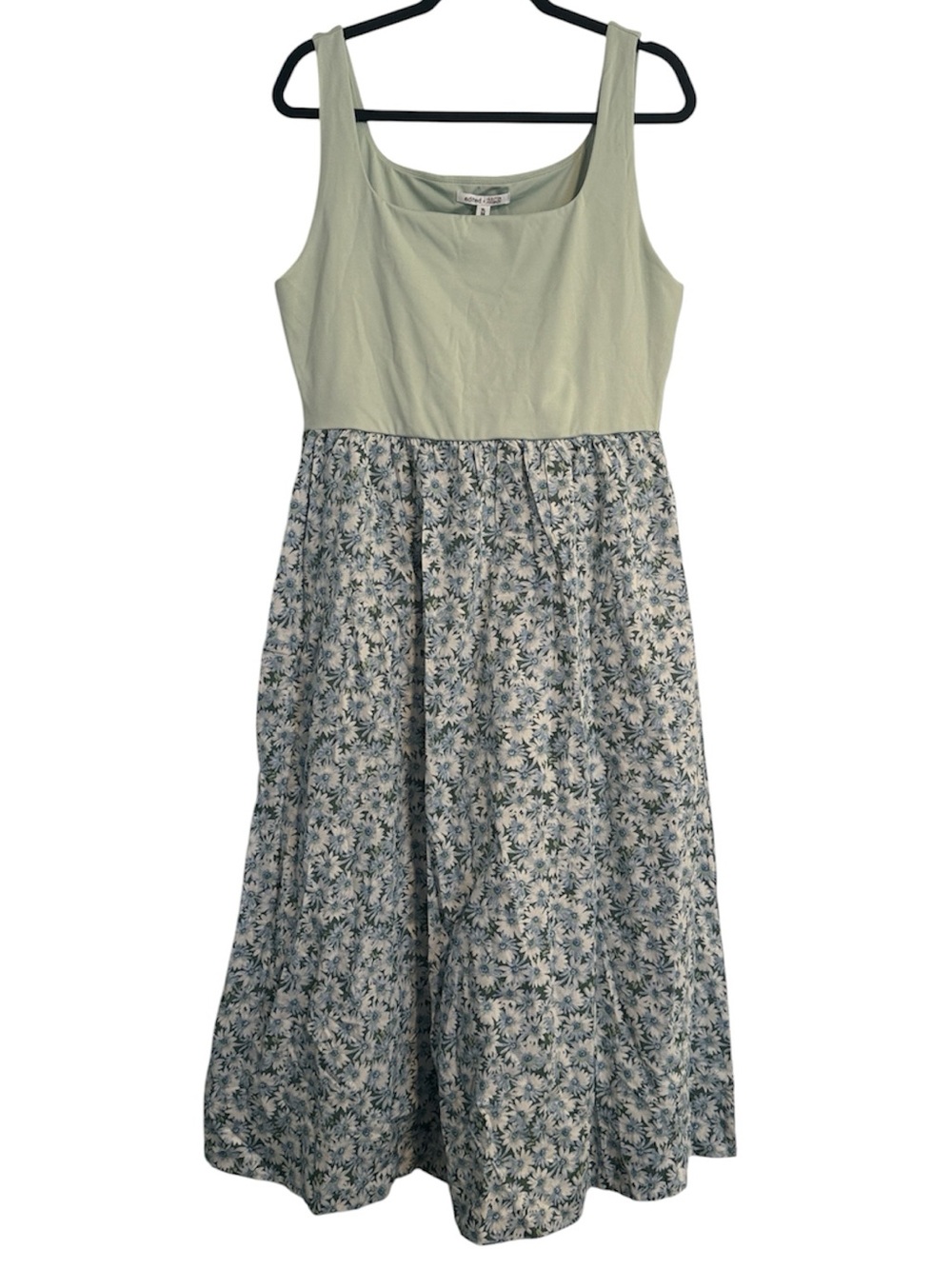 Edited x Hunter McGrady Mixed Media Dress with Pockets NWT